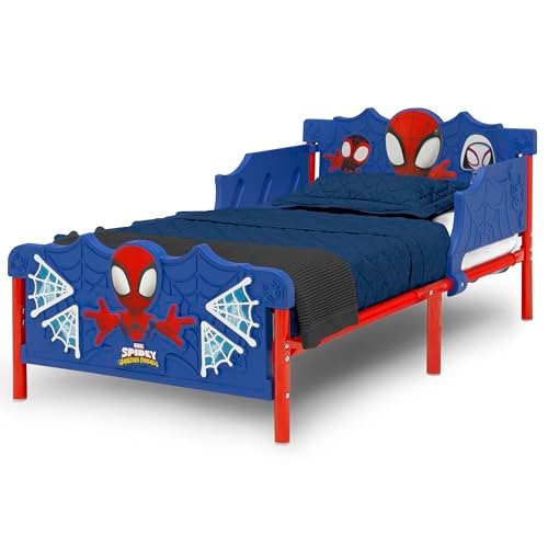 Delta Children Spidey and His Amazing Friends 3D Toddler Bed, Blue