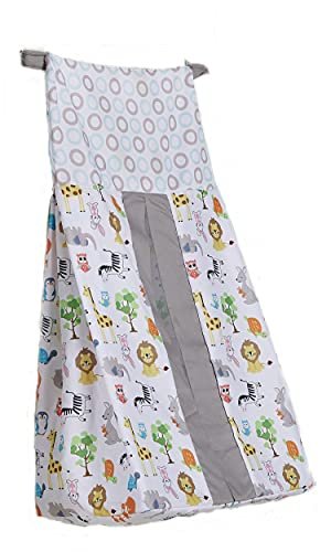 Diaper Stacker Baby Boy Baby Girl Nursery Crib Diaper Storage Organizer Hanging Bag Animal Pattern by JAHbaby (4), 28 X 52