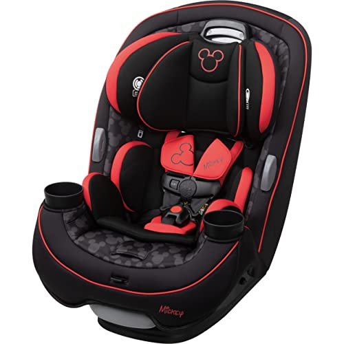 Disney Convertible Car Seat, Rear Facing 5-40 pounds, Forward Facing 30-65 pounds, Booster 40-100 lbs, Convert From Infant to Toddler, Simply Mickey