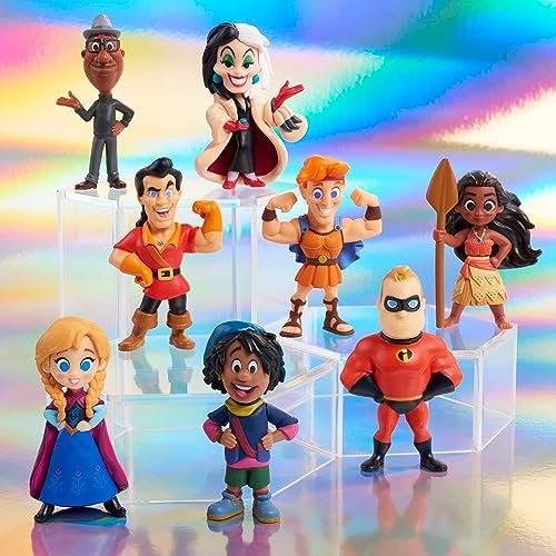 Disney100 Years of Relentless Pursuit, Limited Edition 8-piece Figure Set, Kids Toys for Ages 3 Up by Just Play