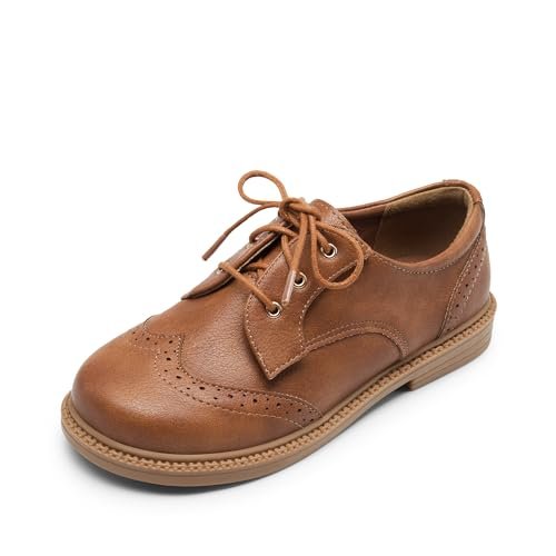 DREAM PAIRS Boys Girls Dress Shoes Kids School Uniform Formal Casual Oxfords for Toddler Little Kid