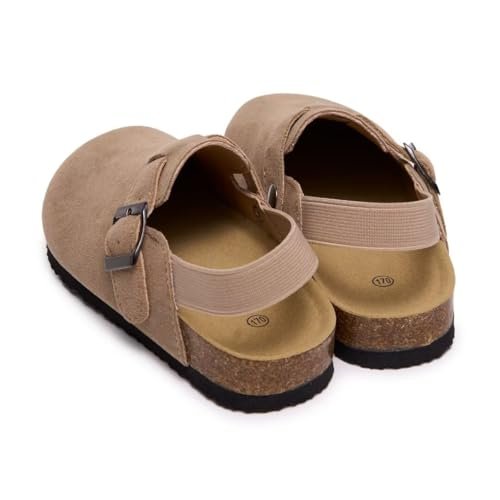 dubuto Kids Toddlers Cork Clogs for Boys Girls