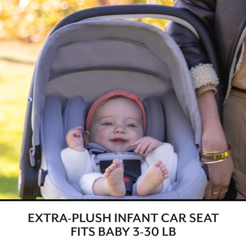 Evenflo Revolve180 LiteMax NXT Rotational Infant Car Seat with SensorySoothe (Agate Purple)