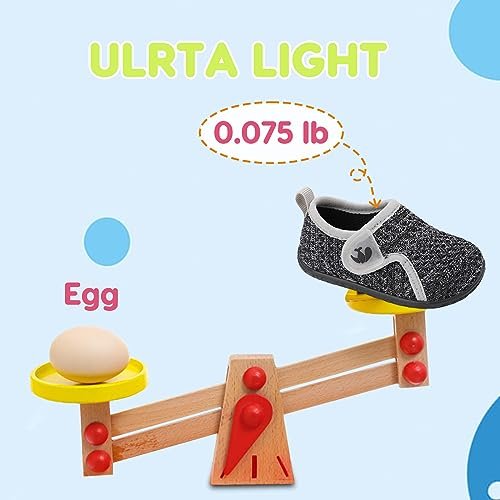 FEETCITY Baby Boys Girls First Walking Shoes Infant Sneakers Crib Shoes Breathable Lightweight Slip On Shoes