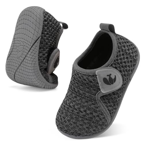 FEETCITY Toddler Walking Shoes Slip On Toddler Shoes Boys Girls Kids Sports Sneakers Casual School Shoes Barefoot Shoes