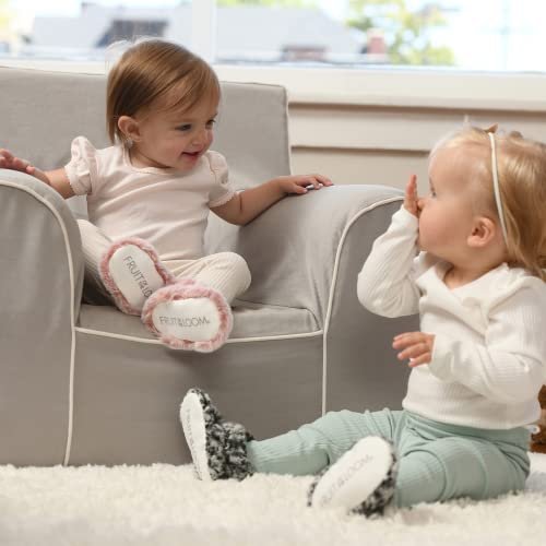 Fruit of the Loom Cozy Thermal Wrap Booties with Non-Skids for Baby Girls, Boys, Unisex