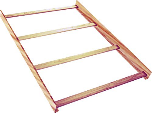 Full-Size Conversion Kit Bed Rails for Evolur Baby Convertible Cribs - Solid Wood Rail - Toddler and Adult Bed Rail for Full-Size Beds - Essential Nursery and Baby Furniture (Unfinished)