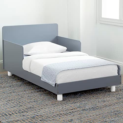 GAP GapKids Toddler Bed - Greenguard Gold Certified, Grey/White