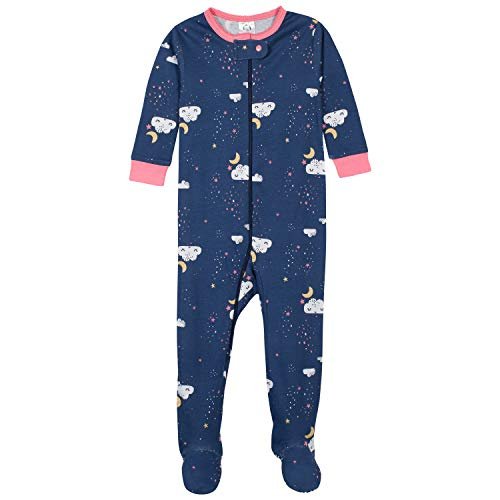 Gerber Baby-Girls 4-Pack Footed Pajamas