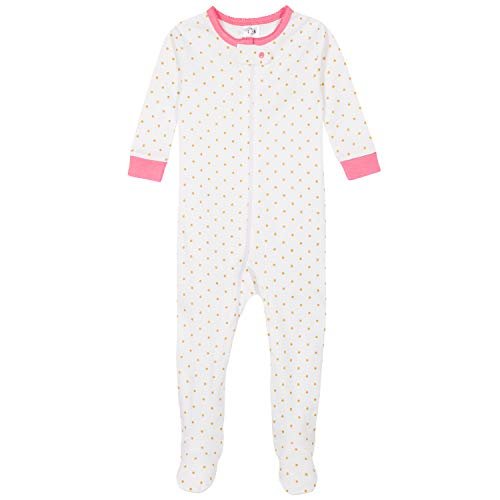 Gerber Baby-Girls 4-Pack Footed Pajamas