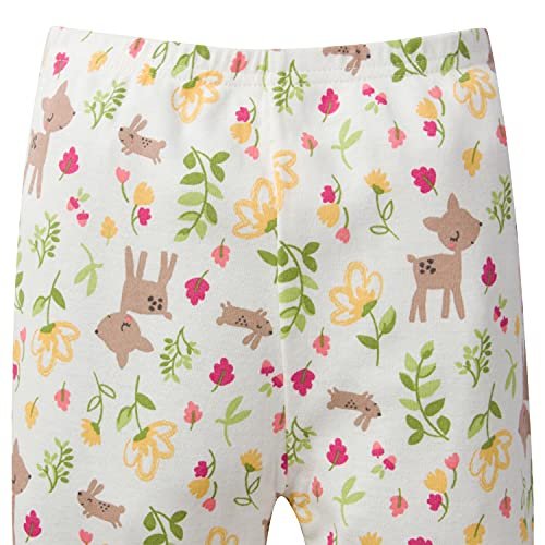Gerber Baby Girls' Toddler Snug Fit 4-Piece Pajama Set
