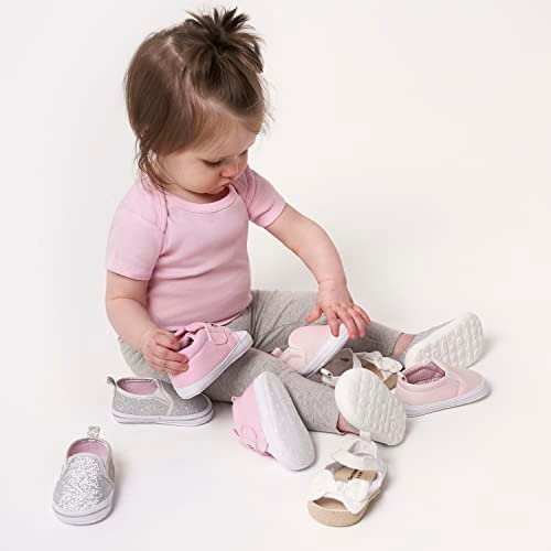 Gerber Unisex-Baby Newborn Infant Toddler Boy and Girl Slip-on Sneaker Crib Shoe