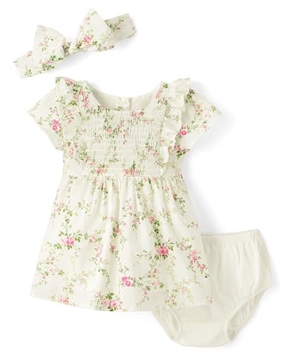 Gymboree baby-girls And Newborn Sleeveless Dressy Special Occasion Dresses With Diaper Cover