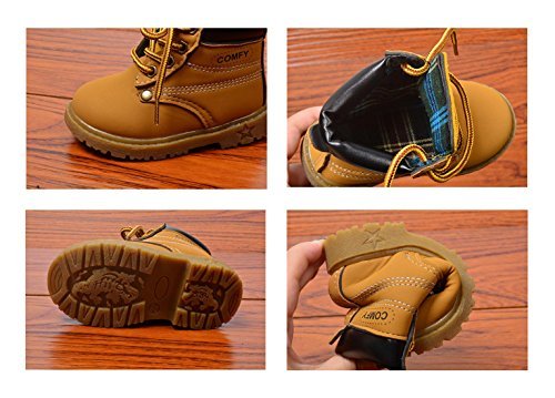 Happy Cherry Baby Autumn Boots Fashion Suede Leather Lace-Up Boots Soft Flat Ankle Boots