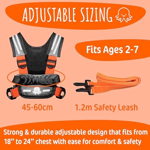 Hobbledehoo Safety Harness For Kids & Toddlers Aged 2-7 Years, Child Harness For Walking & Play Autism Safety Awareness