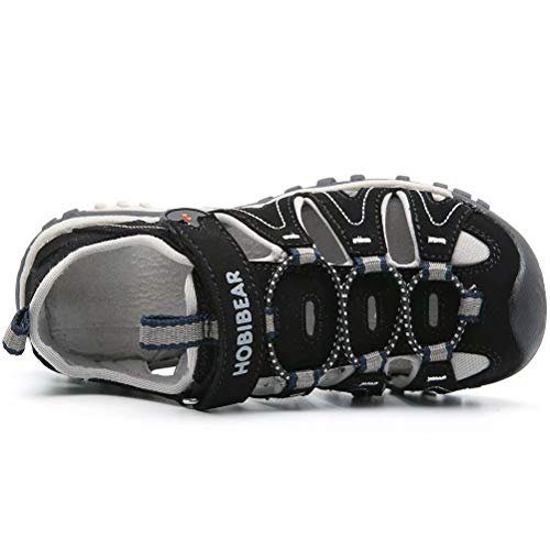 HOBIBEAR Boys Girls Sport Water Sandals Closed-Toe Outdoor(Toddler/Little Kid/Big Kid)
