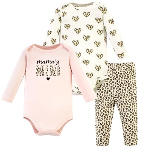 Hudson Baby Unisex Cotton Bodysuit and Pant Set
