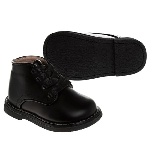JOSMO Baby Boys Girls Unisex Walking Shoes First Step Walker Lightweight Synthetic Non-Slip High top (Infant-Toddler)