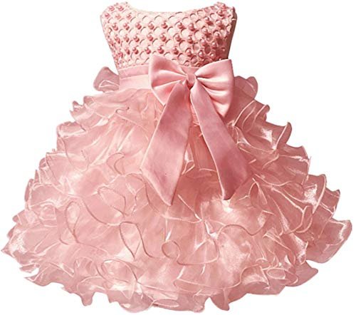 Jup'Elle Baby Girl Dresses Ruffle Lace Pageant Party Wedding Flower Girl Dress