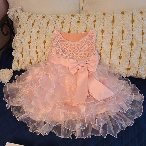 Jup'Elle Baby Girl Dresses Ruffle Lace Pageant Party Wedding Flower Girl Dress