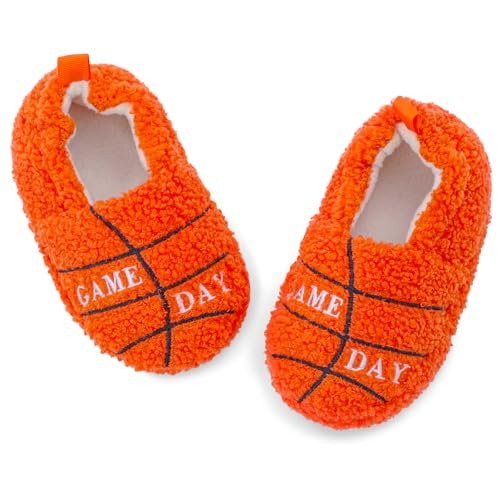 KAKU NANU Toddler Kids Slippers Cute Animal Cartoon Shoes Girls Boys Warm Fleece Winter Household Slippers
