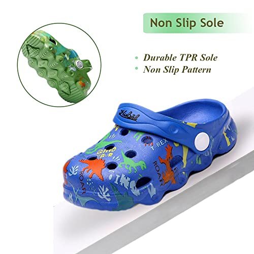 Kids Clogs Boys Girls Toddler Dinosaur Slip on Slide Garden Shoes Cartoon Beach Pool Kids Clog Sandals Slippers Water Clogs