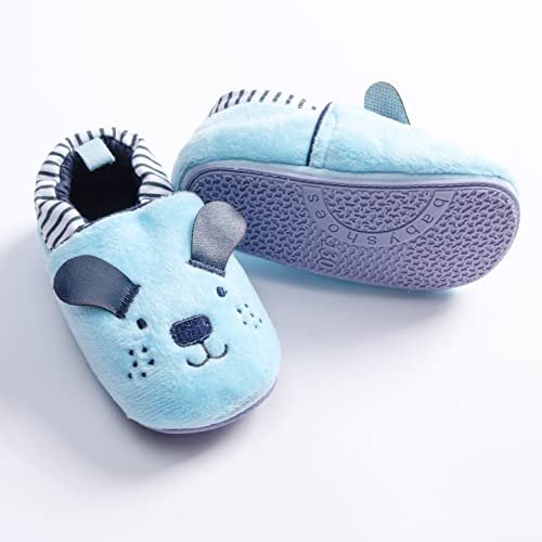 LAFEGEN Baby Boy Girl Walking Shoes Non Slip Soft Sole Infant Toddler Slipper Newborn Moccasins First Walker House Crib Sneaker Shoes