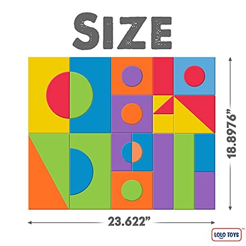 Large Building Foam Blocks for Toddlers – Giant Jumbo Big Building Blocks (30 Pieces)