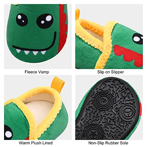 Lisdwde Kids Winter Indoor Household Shoes Toddler Boys Girls House Slippers Warm Socks for Baby