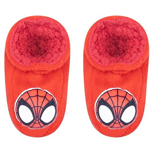 Marvel Spiderman Grip Socks, 10 Pack, Toddler Boys, Ankle Length, Multicolor, Small