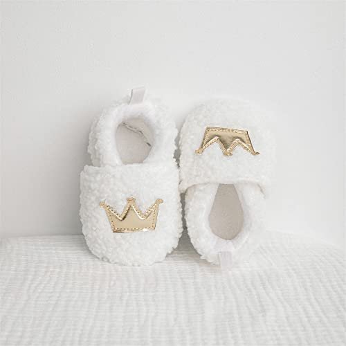 Meckior Save Beautiful Cute Cartoon Infant Unisex Baby Warm Cotton Anti-Slip Soft Sole First Walkers Shoes