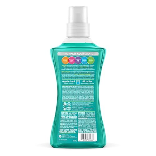 Method Liquid Laundry Detergent; Beach Sage Scent, Plant-Based Stain Remover; ; 66 Loads per 53.5 oz Bottle; (Pack of 1)