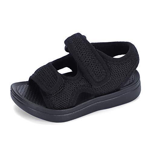 MK MATT KEELY Unisex Kids Summer Slide Sandals Baby Comfort Anti-Slip Open Toe Adjustable Walking Beach Shower Shoes for Boys Girls