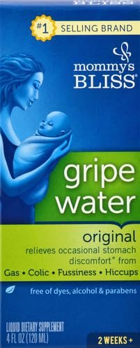 Mommy's Bliss Gripe Water, Liquid, 4-ounce bottle