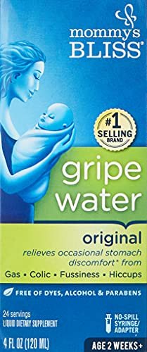 Mommy's Bliss Gripe Water, Liquid, 4-ounce bottle