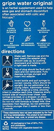 Mommy's Bliss Gripe Water, Liquid, 4-ounce bottle