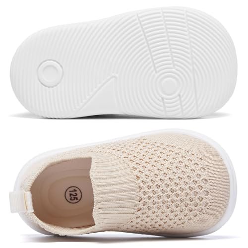 MORENDL Baby Shoes Toddler Walking Sock Shoes Non-Slip Breathable Boys & Girls Sneakers Infant Tennis Shoes
