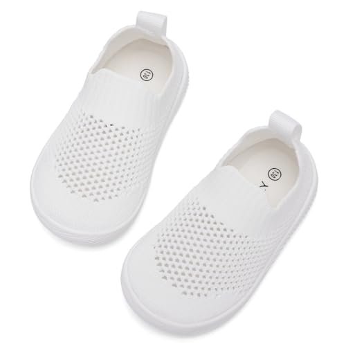 MORENDL Toddler Sandals Baby Walking Shoes Infant Slip On Water Shoes Boys Mesh Summer Sneakers Girls Tennis Shoes