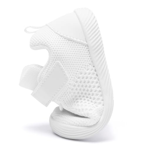 MORENDL Toddler Sneakers Baby Boys & Girls Barefoot Shoes Lightweight Breathable Walking Running Tennis Athletic Sport Shoes