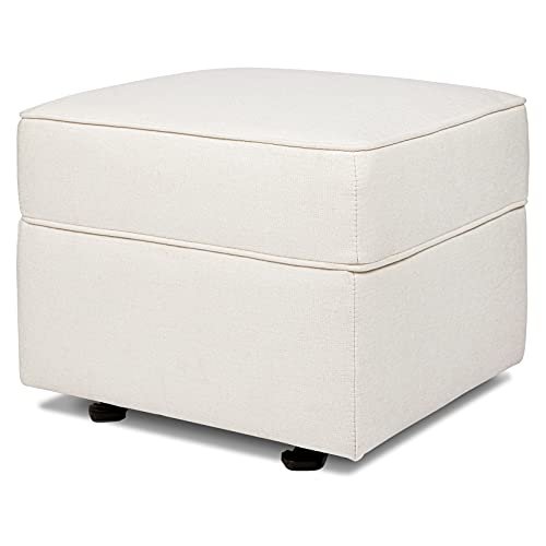 Namesake Willa/Alden Gliding Ottoman in Performace Cream Eco-Weave, Water Repellent & Stain Resistant, Greenguard Gold & CertiPUR-US Certified