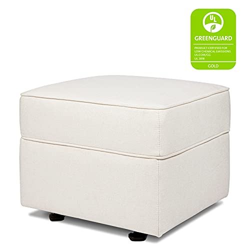 Namesake Willa/Alden Gliding Ottoman in Performace Cream Eco-Weave, Water Repellent & Stain Resistant, Greenguard Gold & CertiPUR-US Certified