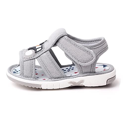 OAISNIT Baby Boy Girl Summer Sandals Infant Squeaky Shoes Lightwight Non-Slip Toddler First Walkers