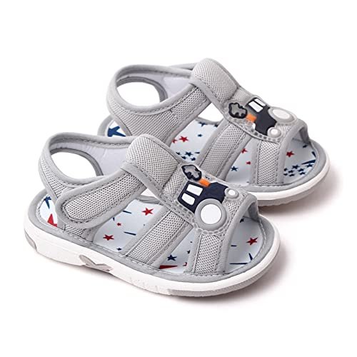 OAISNIT Baby Boy Girl Summer Sandals Infant Squeaky Shoes Lightwight Non-Slip Toddler First Walkers