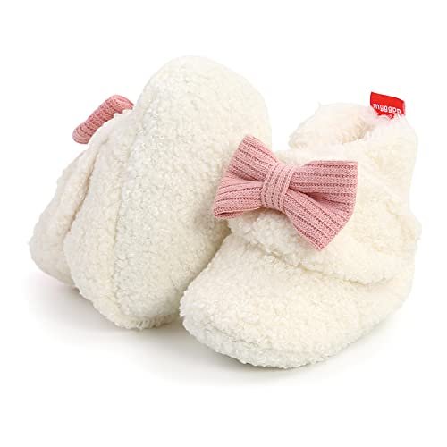 Ohwawadi Infant Baby Slippers Girls Boys Booties Warm Baby Socks Shoes Newborn Crib Shoes Baby Footwear Prewalkers