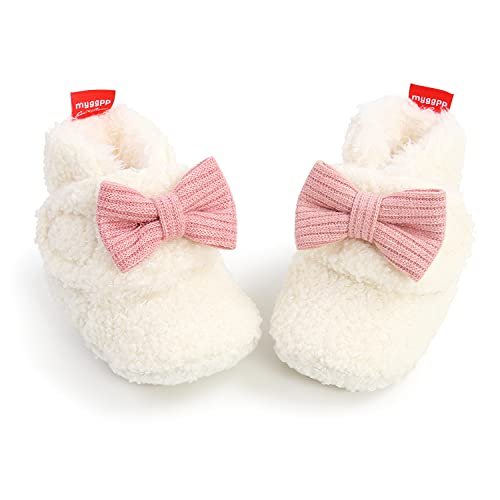 Ohwawadi Infant Baby Slippers Girls Boys Booties Warm Baby Socks Shoes Newborn Crib Shoes Baby Footwear Prewalkers