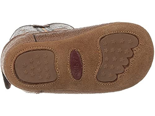 Old West Unisex-Baby Poppets Leather Boots with Velcro Closure