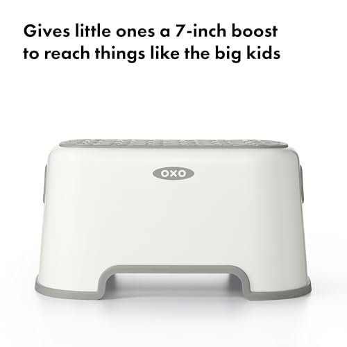OXO Tot Step Stool, Gray, 7 Inch (Pack of 1)