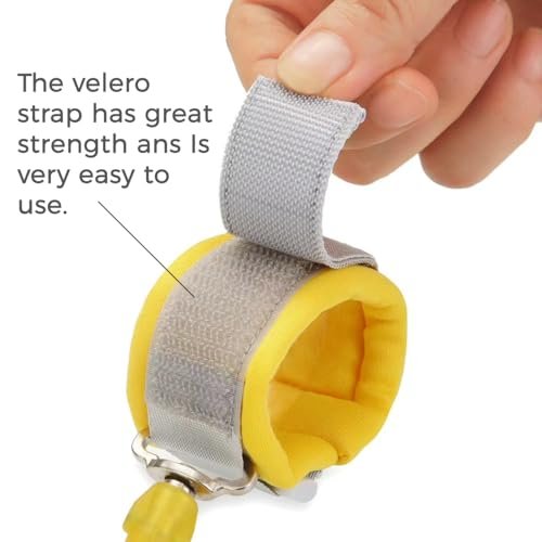 PandaEar 3 in 1 Toddler Harness Leashes + Anti Lost Wrist Link, Kids Bee Safety Backpack Harness with Children Leashes, Child Anti Lost Leash for Girls Boys Outdoor