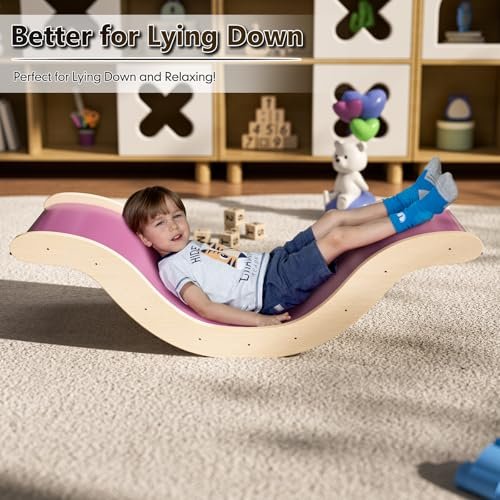 Pikler Triangle Set Climber 5 in 1, Toddler Climbing Toys Indoor Folding with Ramp & Arch & Mat for Montessori Play Gym for Toddlers and Kids (Natural)(99" Wx21 Dx23 H)