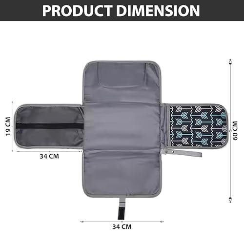 Portable Baby Changing Pad | Waterproof Travel Changing Mat for Moms & Dads | Lightweight & Compact for On-The-Go Convenience